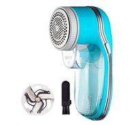 Rechargeable Fabric Shaver, Cordless Fabric Defuzzer,Lint Remover, Remove Pillings, Fuzz, Fluff, Bobbles on Clothes, Cashmere, Wool, Couch, Sofa, Blankets,Carpets, Furniture With USB Charger (Blue).