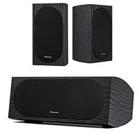 Pioneer SP-BS22-LR Andrew Jones Designed Bookshelf Loudspeakers with Pioneer SP-C22 Andrew Jones Designed Center Channel Speaker