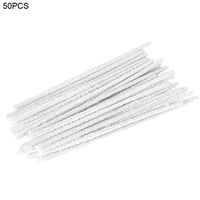 Liukouu 50pcs Cigarette Pipe Cleaning Pipe Maintain Tool Cotton Cleaners