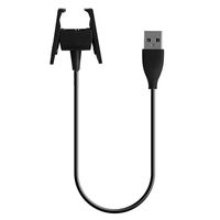 Black USB Charger Cable Replacement USB Charger Adapter Cable Cord Suitable for Fitbit Charge 2 Bracelet Wristband