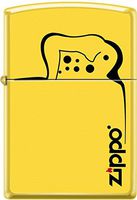 Zippo How It Works Lemon Matte *NEW / RARE*