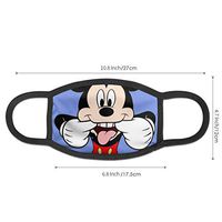 Lxjjj Fashion Mickey Mouse Dustproof Washable Reusable Mouth Cover Germ Protective Safety Mouth Guard Anti Dust Half Face Guard Unisex