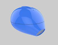 Mini Stealth Bluetooth Headset Sports Earphones Headphones (Sapphire blue)