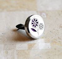 Aromatherapy Car Air Freshener Diffuser with 5 ML Eucalyptus Essential Oil (Daisy)