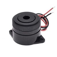 Black Housing DC 3-24V 2 Wire Industrial Electronic Continuous Sound Buzzer 105dB by Uptell