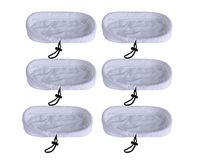 Surrgound Microfiber Mop Pads Fit for Bissell Steam Mop 1867 & Morphy Richards 720020, Compatible with Part # 203-2158, 2032158, 3255, 32525, 6pk