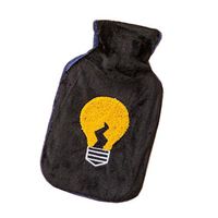 450 ML Washable Winter Hand Warmer Hot-Water Bottle Bag, R