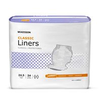 Mckesson LINERLT Incontinence Liner. Pack of 24