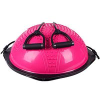 Lana Yoga Ball, Yoga Hemisphere Balance Ball Pora Pilates Fitness Equipment Explosion-Proof 2 Colors (Color : B)