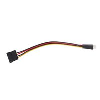 QTJUST 4-Pin FDD Floppy Male to 15-Pin SATA Female Converter Adapter Power Cable Cord