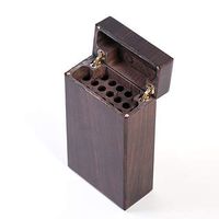 Wooden Cigarette Case/Box/Holder for 100's for Women (Holds 19 Slim/Thin Cigarettes Only)