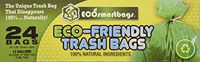 Ecosmartbags 13-Gallons 24 Ct Eco-Friendly Commercial Grade Trash Bags 2-Pack