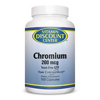 Vitamin Discount Center Chromium 200 mcg, 100 Capsules