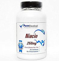 Niacin 250mg // 200 Capsules // Pure // by PureControl Supplements