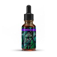 Sage Tincture, Organic Sage Extract (Salvia officinalis) Dried Leaf, Sage Drops, Sage Vitamins