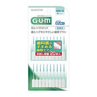 G.U.M Sunstar Gum Soft Pick No Flavor Size SSS~S 20 Count
