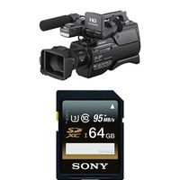 Sony HXRMC2500 Shoulder Mount AVCHD Camcorder with 3-Inch LCD (Black) with Memory Card