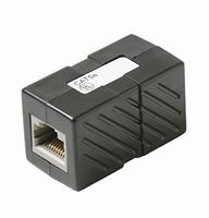 Steren 310-039BK Cat-5E In-Line Coupler (Black)