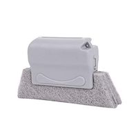 Liuweejb 3PCS Window Groove Cleaning Brush Window Slot Cleaning Tool Sweeping Small Brush Sweeping Door Ditch Brush (Color : Grey)