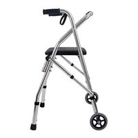 JJZXPJ Folding Walker，Walker for Seniors Adjustable Portable Rolling Walkers with Seat Adult Walker Standard Walkers Walking Aid Fit for The Elderly，Disabled