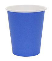 Hot Party Paper Cups, 8 Ounce, 50 Count, Multiple Colors (Blue)