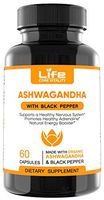 Ashwagandha Capsules - Natural Anxiety Relief Supplement and Energy Booster Made with Ashwagandha Root - 60 Capsules
