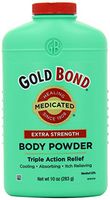 Gold Bond Extra Strength Triple Action Relief Medicated Body Powder, 10 0unce, Pack of 2