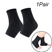 Professional Ankle Brace Compression Support Sleeve (1 Pair), Breathable, Non-slip Stabiling Ligaments, Injury Recovery, Prevent Re-Injury, Foot Sleeve, Volleyball Protective Gear Ankle Guards