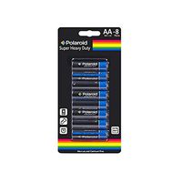 The Home Fusion Company 8 x Polaroid AA Heavy Duty Batteries Mercury Free R6P 1.5v Sealed Pack