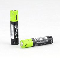 Amyove 1/2/4pcs Znter USB Rechargeable Battery 400mAh 1.5V AAA Lithium Battery for Remote Control Toy Interesting Toy for Kids