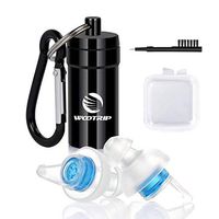 Ear Plugs for Sleeping, WOOTRIP SNR 32 dB Noise Reduction Ear Plugs Soft Reusable and Comfortable Silicone Sleeping Ear Plugs for Hearing Protection, Snoring, Travel and Loud Events (Blue)