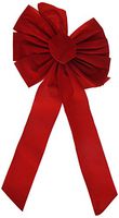 10 x 12-Inch Red Velvet Bow