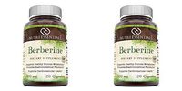 Nutri Essentials Berberine 500mg, 120 Capsules - Metabolism Booster and Immune System Support - Promotes Weight Loss and Healthy Blood Sugar Levels (2 Pack)