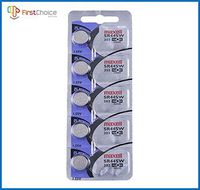 Maxell Battery 303 SR44SW Silver Oxide 1.55V (5 Batteries Per Pack)