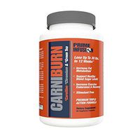 Carniburn, Non-Stimulant Weight Loss Supplement, 60 Vegetarian Capsules, Carnitine, Green Tea, Chromium, Increase Exercise Endurance and Recovery