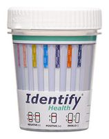 200 Pack Identify Health 7 Panel Drug Test Cup - Tests Urine Instantly for 12 Different Drugs: AMP, BUP, BZO, COC, OPI300, OXY, THC ID-H7-1 (200)