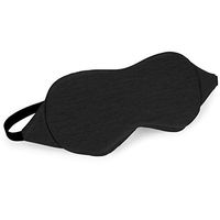 Mavogel Sleeping Mask - Nose Wing Design Sleep Eye Mask Blocking Out Light Perfectly for Travelling/Shift Work/Nap/Women/Men, Blindfold, Breathable Mess Fiber, Black