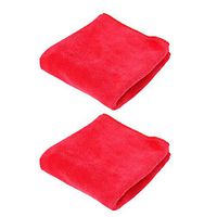AkoMatial 2Pcs Microfiber Soft Thicken Water Absorption Car Washing Towel Quick Cleaning Cleaning Cloth
