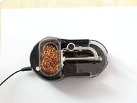 Boat Auto Cigarette Rolling Machine, Cigarette Maker, with Big Clear Hopper, C-89U (Black)