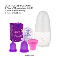 Set Sterilizer Cup Menstrual Medical Silicone Menstrual for Women Feminine Hygiene Fold Cup Copa Menstrual…