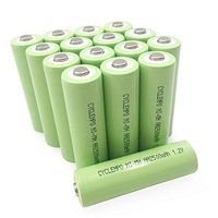 CYCLENPO 2500mAh 1.2V Ni-MH Rechargeable AA Batteries Low Self Discharge - UL Certificate (16 Pack)