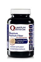 Quantum Psyllium Fiber, 180 Vegetarian Capsules - Quantum-State Cleansing and Regularity Formula