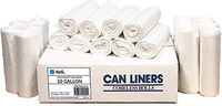 Reli. 6-10 Gallon Trash Bags (1000 Count, Bulk) - Trash Can Liners - 7 Gallon - 8 Gallon - 10 Gallon Trash Bags - Trash Can Liners / Garbage Bags (6 Gal, 7 Gal, 8 Gal, 10 Gal in Bulk), Clear