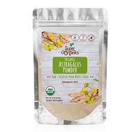 Super Organics Astragalus Root Powder | Natural Stress Support – Vegan, Gluten-Free & Non-GMO, 8 Oz