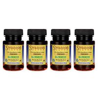 Swanson Polycan Black Yeast Beta Glucan 150 Milligrams 30 Veg Capsules (4 Pack)