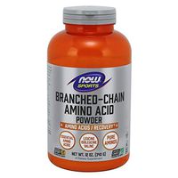 NOW Sports Nutrition, Branched Chain Amino Acid Powder with Leucine, Isoleucine, and Valine, 12-Ounce