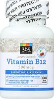 365 Everyday Value, Vitamin B12 500mcg Lozenges, 100 ct