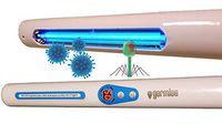 UV Light Sanitizer Wand - 14-inch Portable Sanitizer UV Wand for Home or Travel - 4-Watts UV-C Light Sanitizing Wand - Smartphone Sterilizer - GERMISE LSW-1000