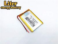 BIHUADE 3.7V 1500mAh 355480 Polymer Lithium Li-ion Battery Rechargeable Lithium Polymer Li-Po Battery for MP4 GPS MP3 Bluetooth Stereo DIY Gift (355480)