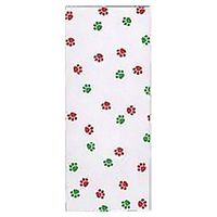 Christmas Paws Clear Cello Treat Bags - 7.5 x 3.5 x 2in. (100)